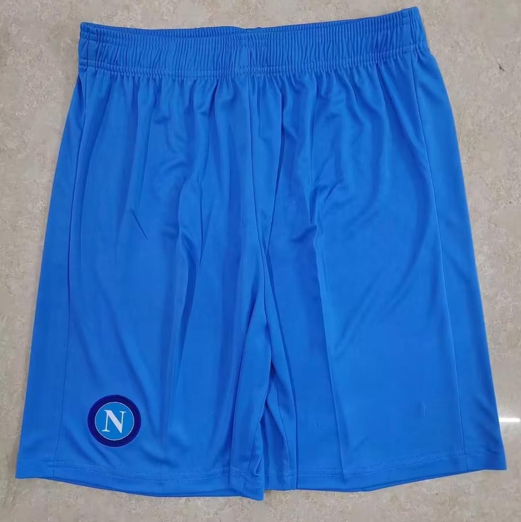 

NAPOLI Soccer Shorts KVARATSKHELIA maglia OSIMHEN Maradona 2022 2023 ZIELINSKI INSIGNE MERTENS uniform Naples jersey top kit SSC football shirt short pants, Blue