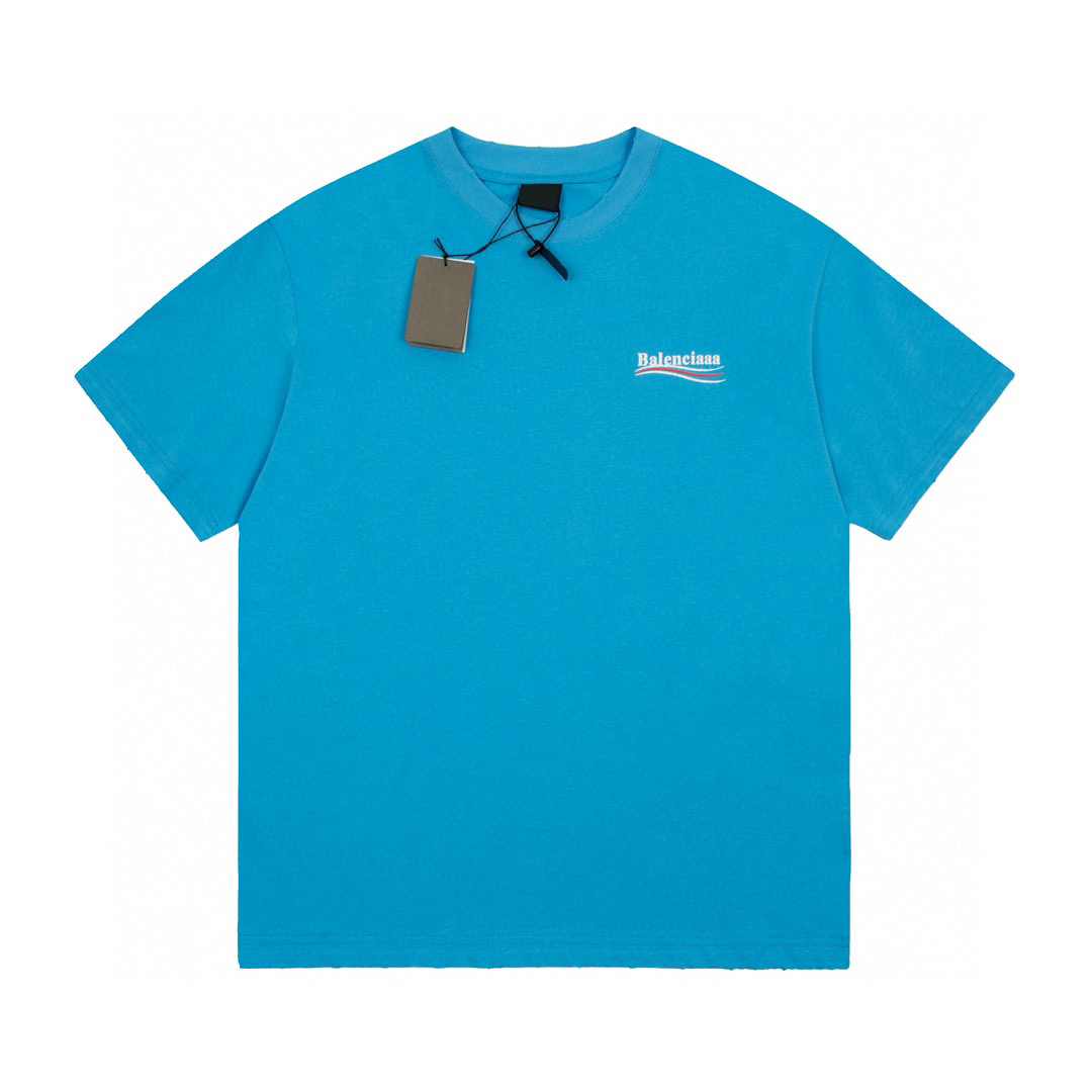 

Men's Plus Tees & Polos Round neck embroidered and printed polar style summer wear with street pure cotton T-Shirts 42ea