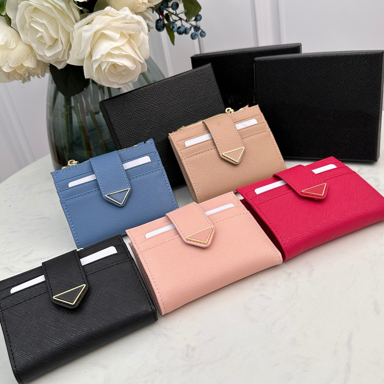 

Totes MT Fashion women's purse Clutch with alphabet pattern real pickup bag single zipper purse men's and women's classic purse, Blue