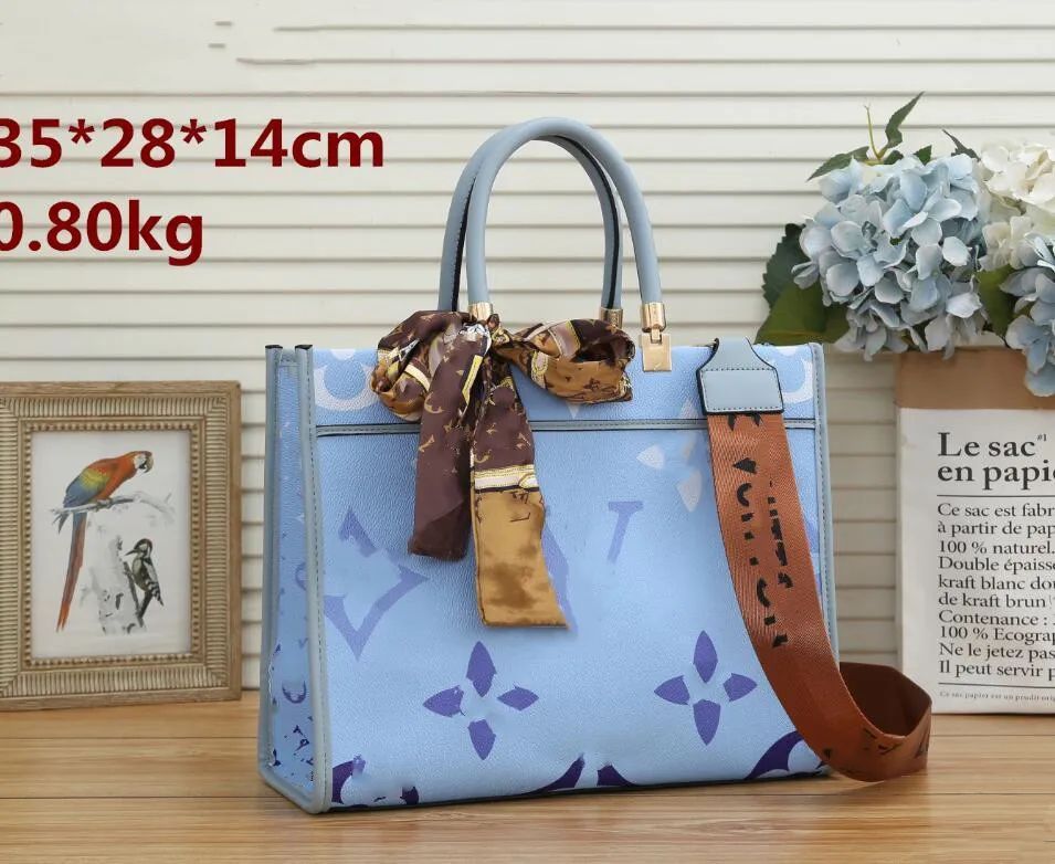 

designers bag 2023 tote bag onthego handbag tote women Shoulder Crossbodybag ladies top quality Monograms Ribbons wallet on the go tote Fashion Shopping bag A06