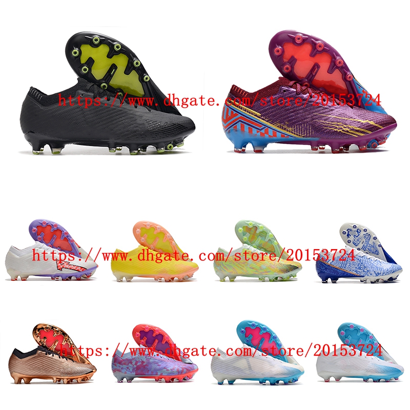 

Mens Soccer shoes Zoomes Mercurial Vapores XV Elite AG Cleats Football Boots scarpe da calcio, As picture 6