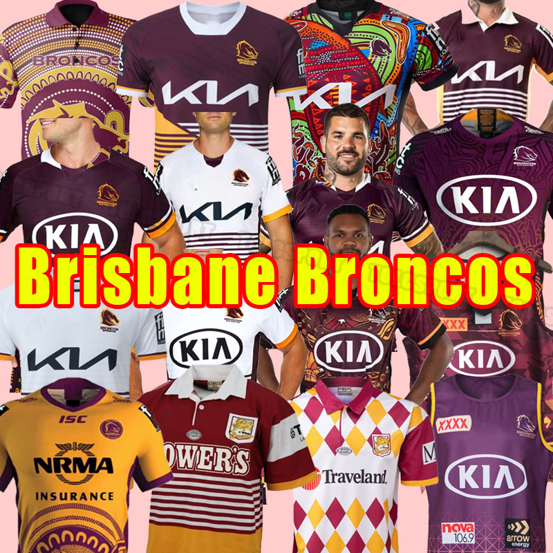 

Brisbane Broncos RUGBY JERSEYS 19 20 21 22 23 vest home away vest short sleeve 2021 2022 2023 retro 1995 1992 pants shirts, As shown