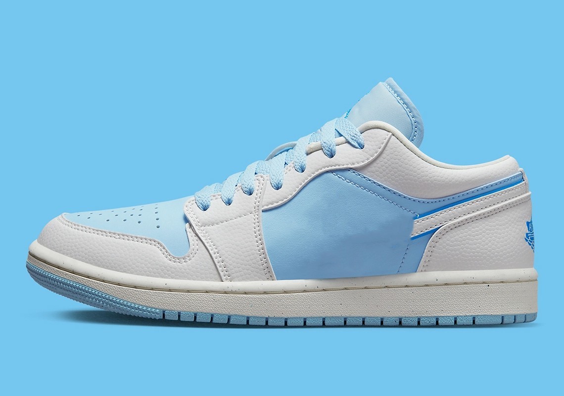 

2023 Latest Designer Basketball Shoes & Sneakers Jumpman 1 1s Low SE Reverse Ice Blue Sail Dark Powder Blue Men Womens Brand Name Sportswears