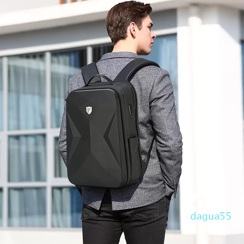 

Waterproof Anti-Theft backpack tumi Luggage bag Fashion student backpacks large capacity men business double bags suitable for 17.3-inch laptop, Black