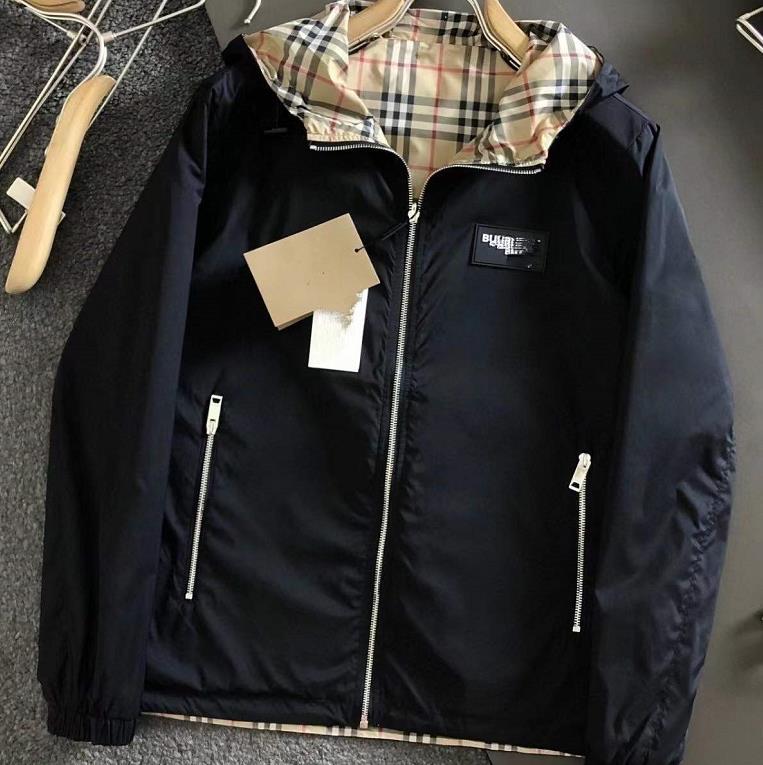 

Top Dress Men Outerwear Coats Men's Jackets Spring Autumn Outwear Windbreaker Clothes Jacket Coat Outside Sport Mens Women Clothing Star style A-61, Black