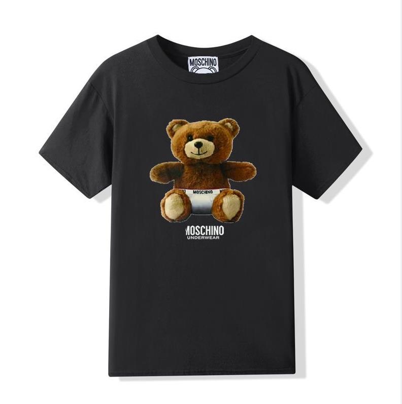 

2023 Moschino Designer new women's short sleeve T-shirt women's men's cotton T-shirt high-end fashion women's T-shirt Moschino #5355, A+