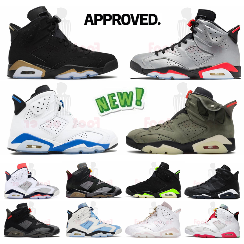 

Jumpman 6 6s basketball shoes Retro Men Cool Grey Metallic Silver Georgetown UNC White Red Oreo British Khaki Olive Bred Maroon Infrared mens trainers sport sneakers