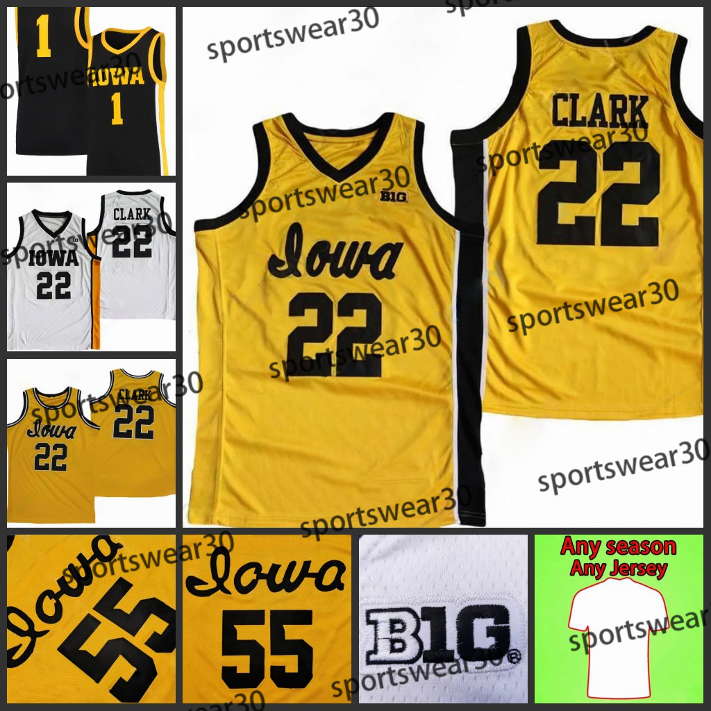 

Iowa Eagle Eye Basketball Jersey NCAA Caitlin Clark Sydney Affolter Molly Davis S-3XL Full Stitched Young Men's Women, Red