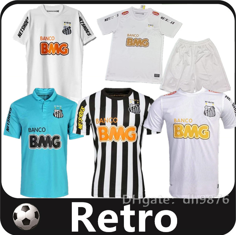 Retro 1912 2011 2012 2013 Santos retro soccer jerseys 11 12 13 NEYMAR JR Ganso Elano Borges Felipe Anderson vintage classic football men kids kit-image-916838005