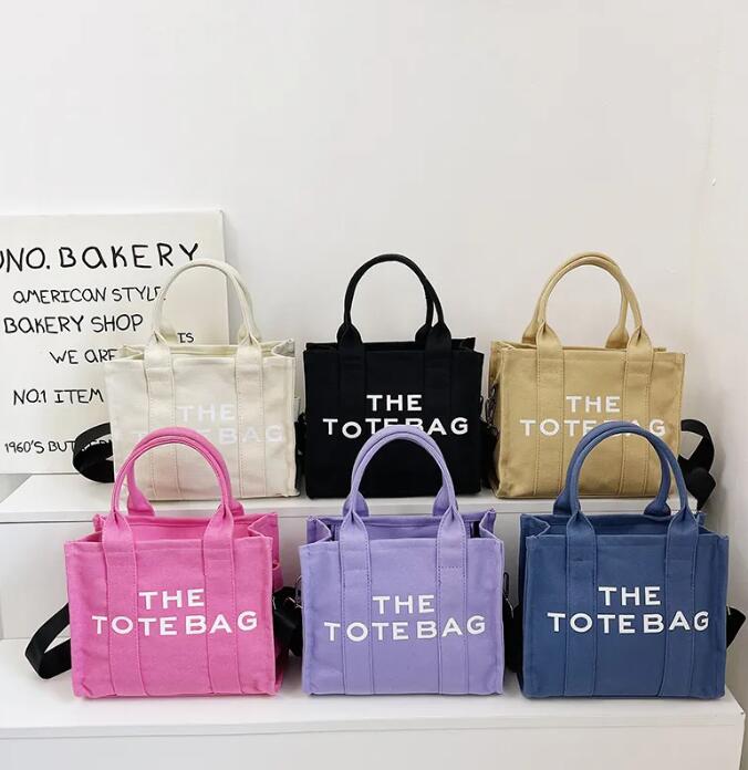 

Designer The Tote Bag Women Handbag Shoulder Bag Mini Leahter Canvas Crossbody Shopping Luxury Fashion Totes Bags Black Large Marc Handbags gift Support wholesale, Aaa