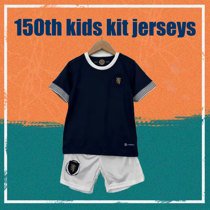 

2023 Scotland 150th Anniversary soccer jerseys 23/24 kids kit Special TIERNEY ADAMS football shirts ROBERTSON McTominay MCGINN, 150th kids kit