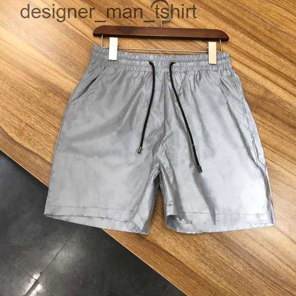 

Men's T-shirts Designer Men's T-shirts Board Shorts Summer Beach Pants Quick Drying Swimwear Male Swim Shorts with Liner Swimming Trunks 1TTOC, Silver