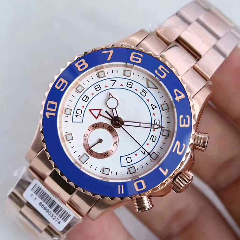 

Men's watch Dhgate Yacht Mingshi white Silver Dial 44mm luminous montres mouvement Automatic Mechanical Sapphire Classic Model Folding Buckle Clasp WristWatch, Yt201