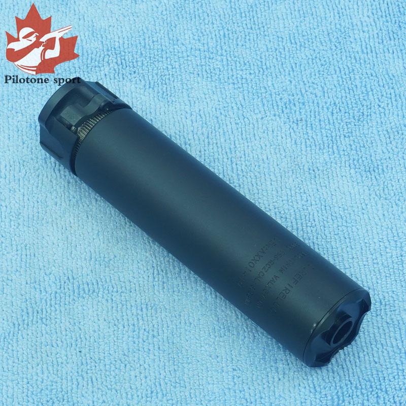 

YYGUN Steel Quick Release/Lock Flasher SOCOM556 Flashhidden Airsoft Silencer 5/8X24 Thread Pipe Adapter 135mm/165mm Hidden Sure Fire Suppressor Accessories