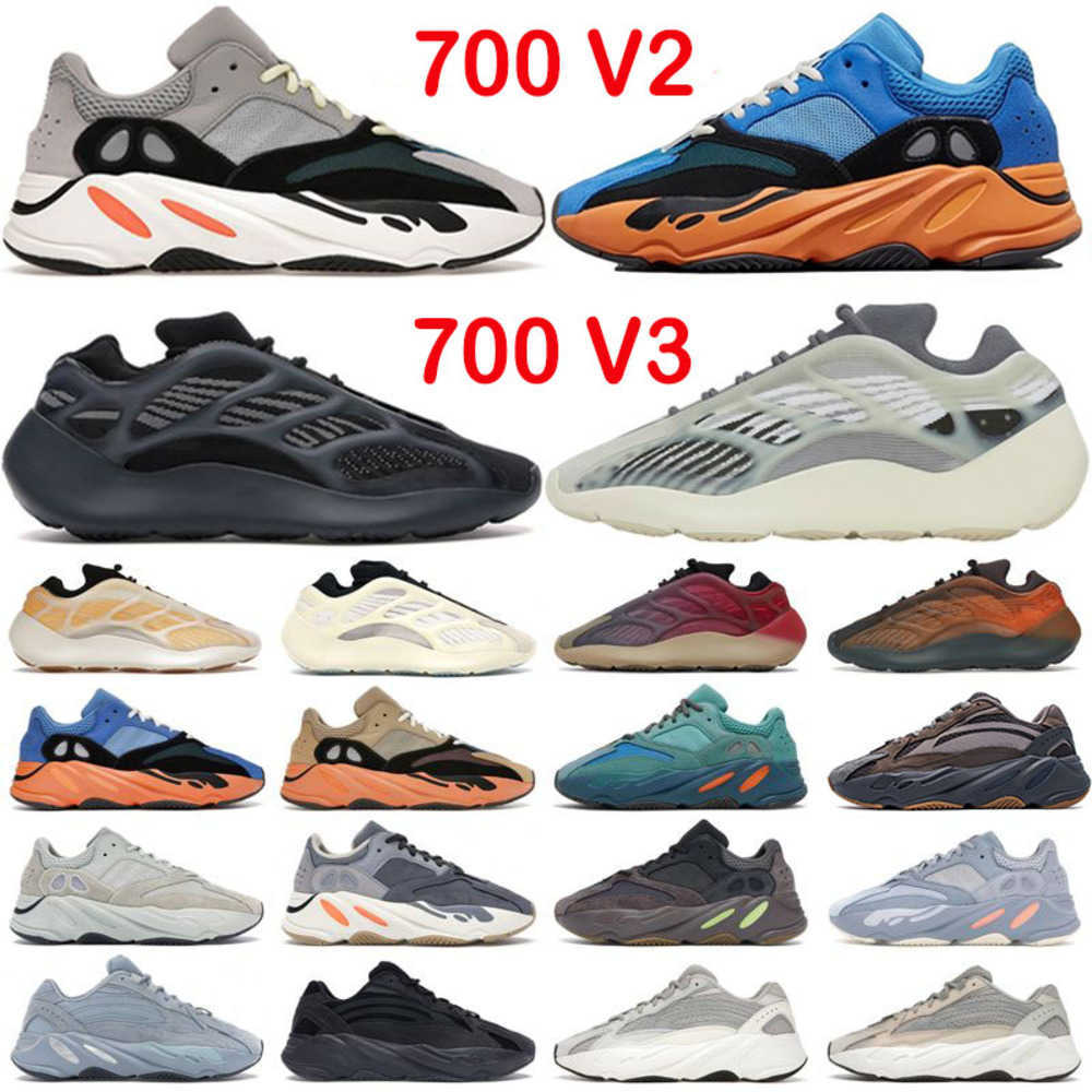 

3M yeezy yezzy kanye boost 700 V2 V3 Running Shoes Static Inertia Reflective Wave Runner Kyanite Tephra Solid Grey Utility Black Vanta Men Women Sport Sneaker Eur yeez, 11