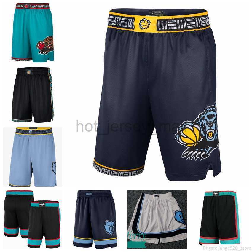 

Printed Memphis''Grizzlies''Men 2021/22 City Swingman Pants Edition Basketball Shorts Performance Black Short