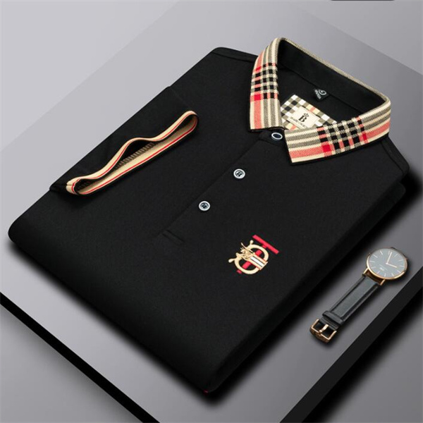 

Men's Tees & Polos Men's Designer Polo Shirt Luxury Italian Brand Men's Embroidered letter Clothing Short Sleeve Fashion Casual Men's Summer T-Shirt Asian Size M-4XL, 04