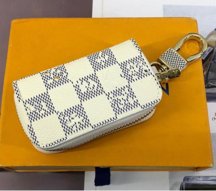 

2023 New zipper key chain case design bag Wallet Car key bag Designer Man PU Leather key holder Woman Smart Butler