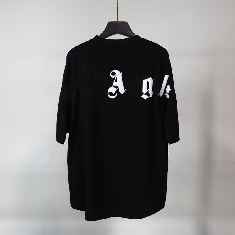 

2023 Summer ANGELST T-shirt Classic Little Bear Print Men's Clothing Designer Luxury Pure Cotton Fashion Casual Men's Fashion Simple Classic Short Sleeve 2001, White
