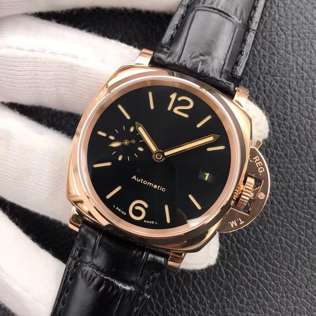 

VS watch 2023 PAM438 PAM1039 PAM1056 new carbon fiber case classic legendary night light sapphire crystal glass mirror waterproof, As picture