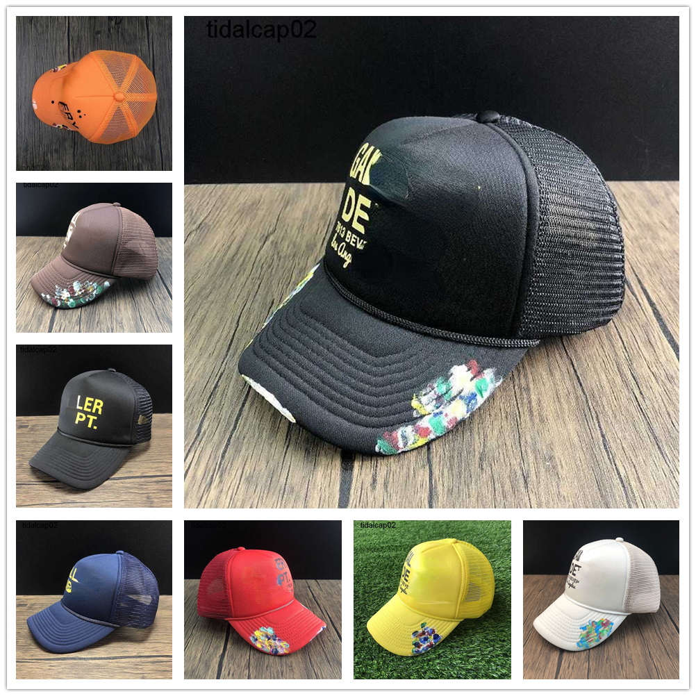 

Ball Caps Gp Graffiti Hat Casual Lettering Galleryes Curved Dept Brim Baseball Cap Men Women Letters Printing, Dropshipping