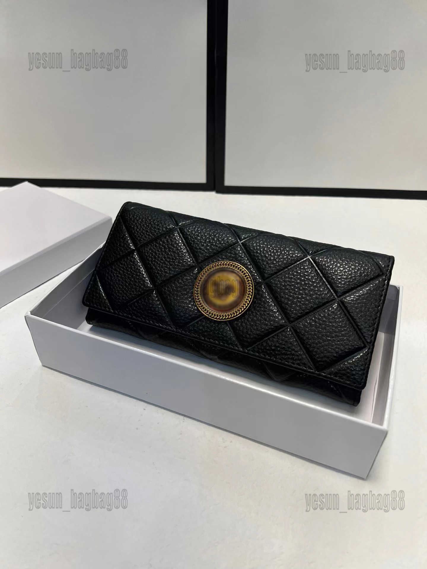 

Luxurys Designers Mens Versages Classic Wallet Bags Card Holder Carry Button Hand Holding Cowhide Bag Purse 19cm/10cm