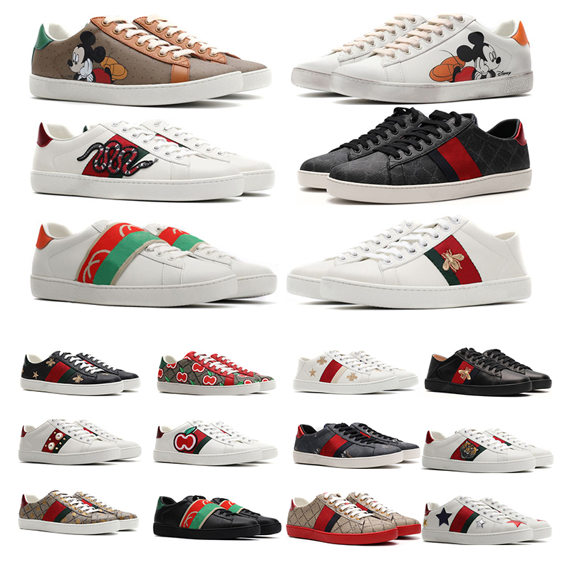 

Designer Casual Shoes Sneakers low Womens Shoe With Box Sports Trainers Tiger Embroidered White Green Stripes Walking Mens Women dress fashion zapato AAAAA, Fuchsia