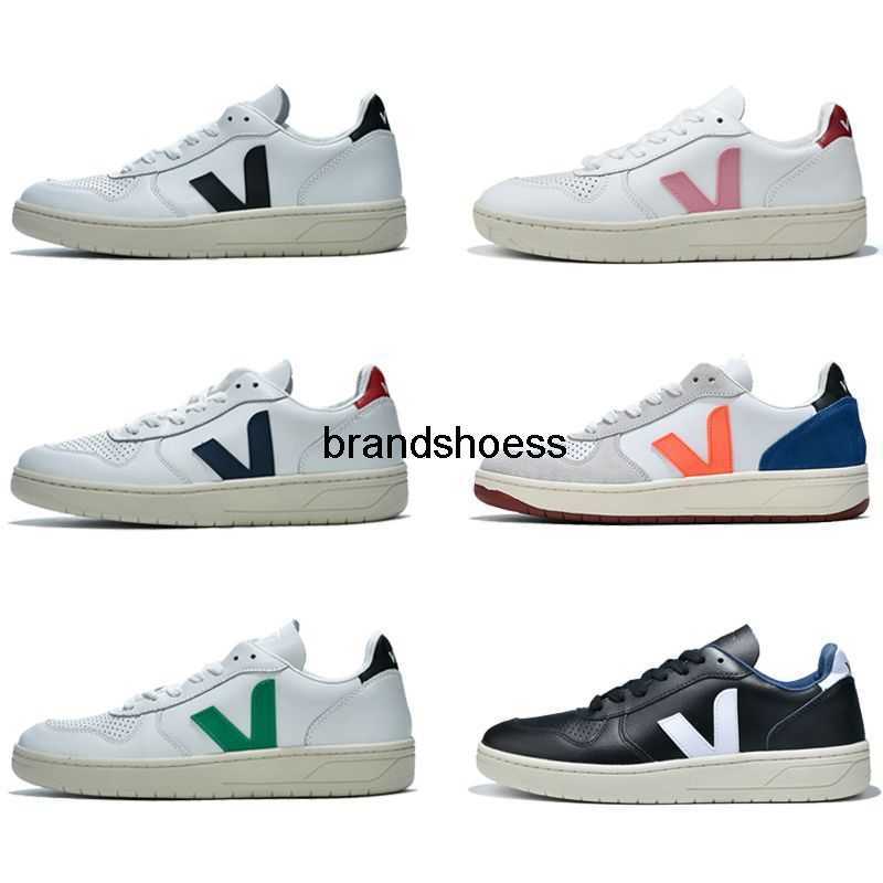 

French Veja Board Shoes Sports and Leisure Men's Shoes Korean Version Versatile Lovers' Shoes Breathable Women's Shoes Leather Small White Shoes, Grey saffron powder