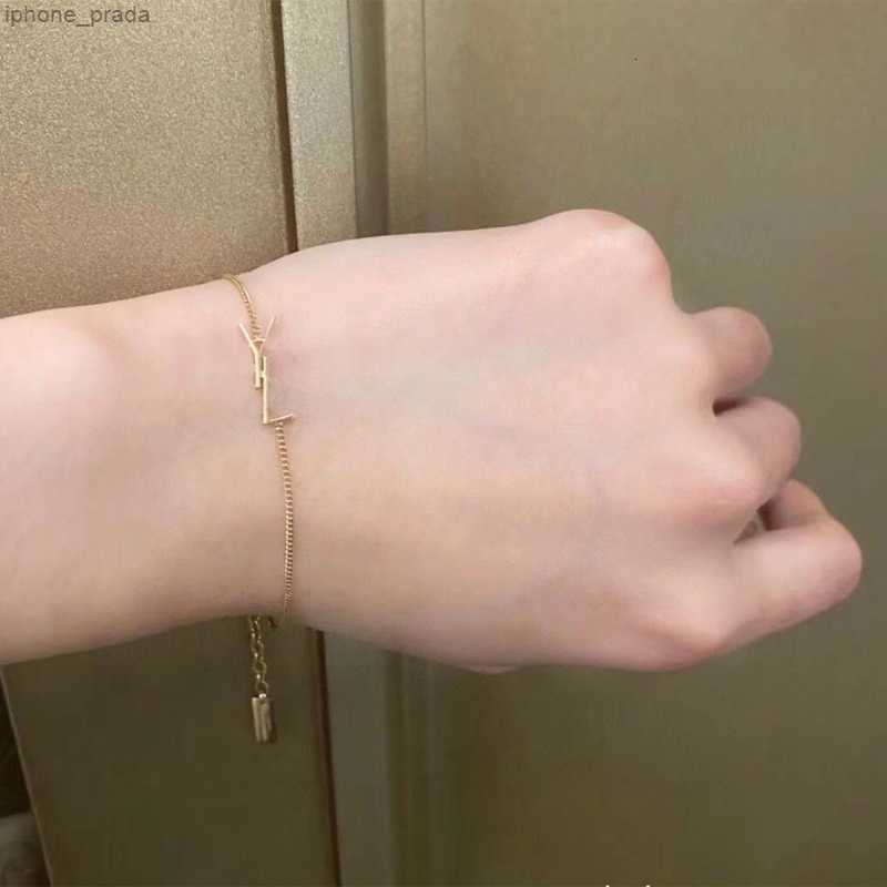 

Designer Bracelets High Quality Love Bracelet Jewelry Luxury Letter Pendant Y Bracelet For Women Gold Charm Earring Accessories With Box