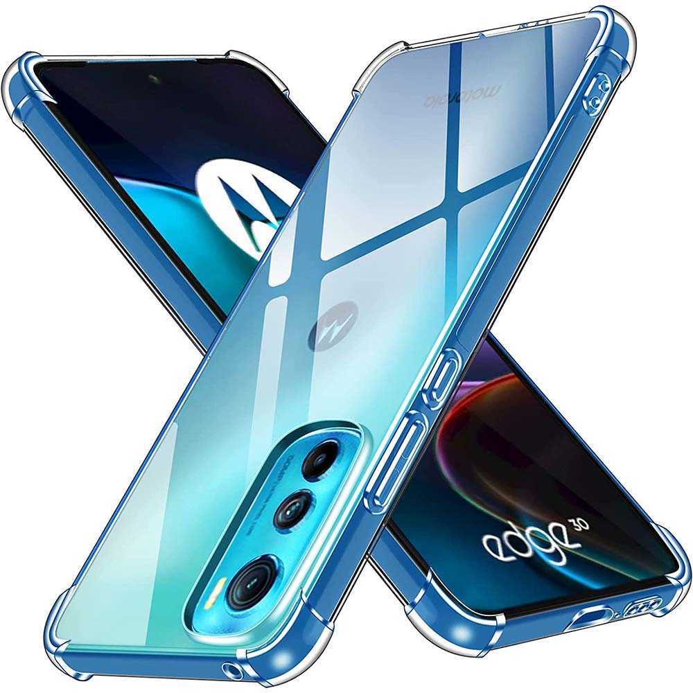 

Thick Clear Shockproof Silicone Phone Case For Motorola Moto Edge 30 20 Lite Edge 30 Neo 30 Pro Lens Protection Case Back Cover, Transparent3