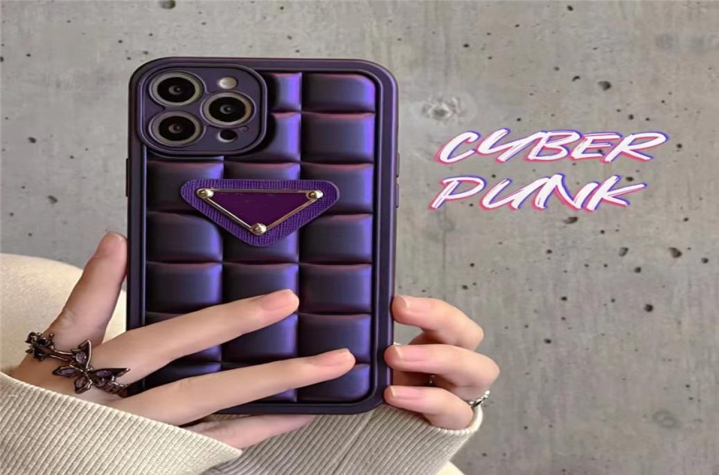 

Designer Fashion phone cases for iphone 14pro max 14plus 13 13pro 12pro 12 11 11promax black purple color luxury soft case 88681336424, #4