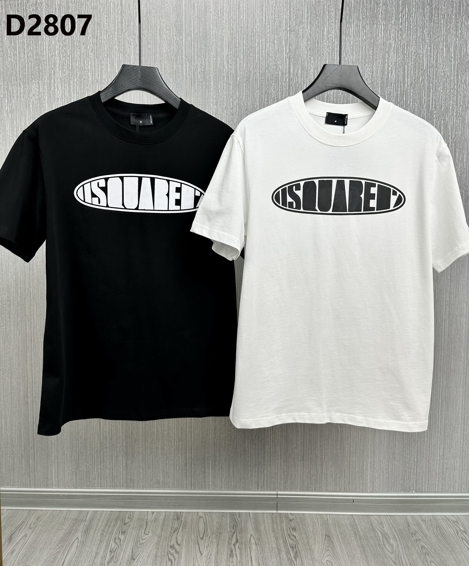 

23SS Brand Men T-Shirt Designer d2 Mens Polo shirt tops Luxury Dsquare Print Shorts O-Neck Short Sleeve Men's Shirts DT2807