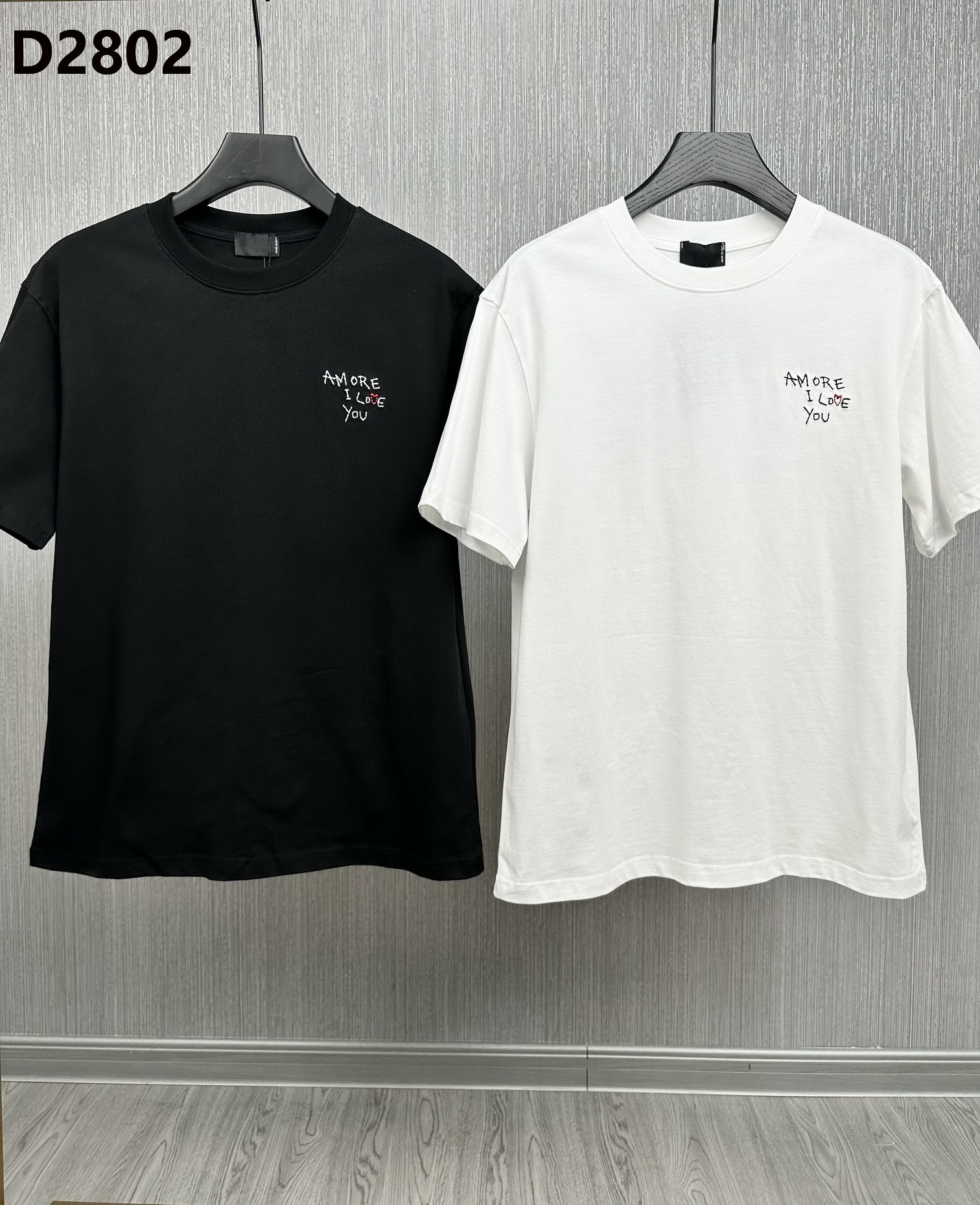 

23SS Brand Men T-Shirt Designer d2 Mens Polo shirt tops Luxury Dsquare Print Shorts O-Neck Short Sleeve Men's Shirts DT2802, 11