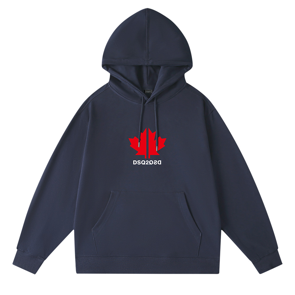 

ICON DSQ2 DSQICON2 dsquared2 Maple Leave Men's Hoodies comfy hoodie Fashion Trend Simple Classic Letter Print Couple Unisex Street Fashion hoodie, Dark blue