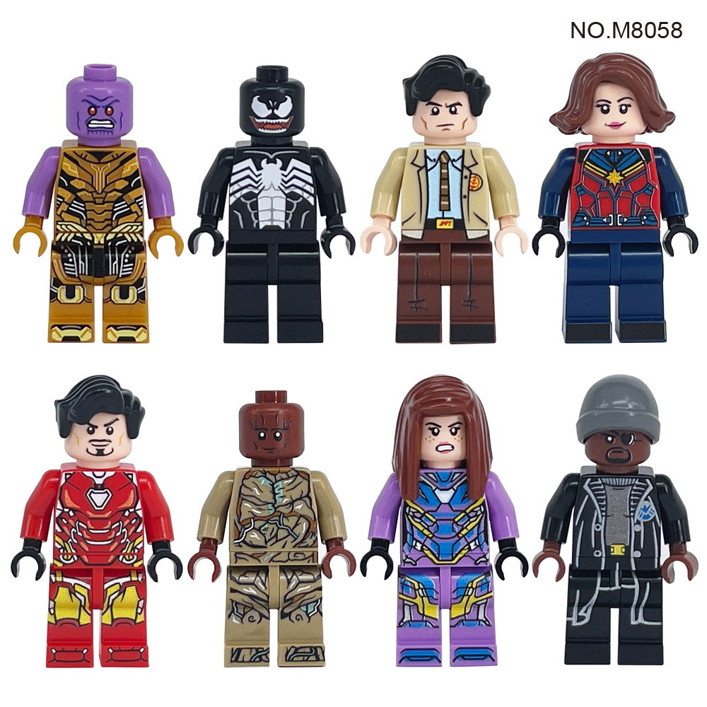 

M8058 Plastic Building Blocks Hero Minifigs Mini Action Figure Toy