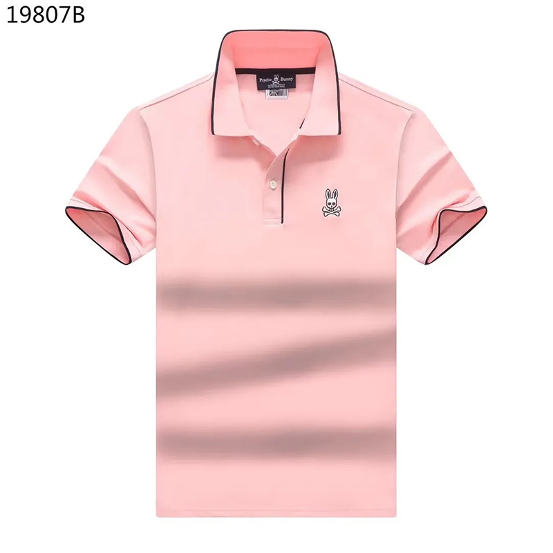 

Bunny men polo shirt American Psycho Fashion Street Brand shirt designer polo shirt Free Transportation men t shirt Size M--XXXL RI76