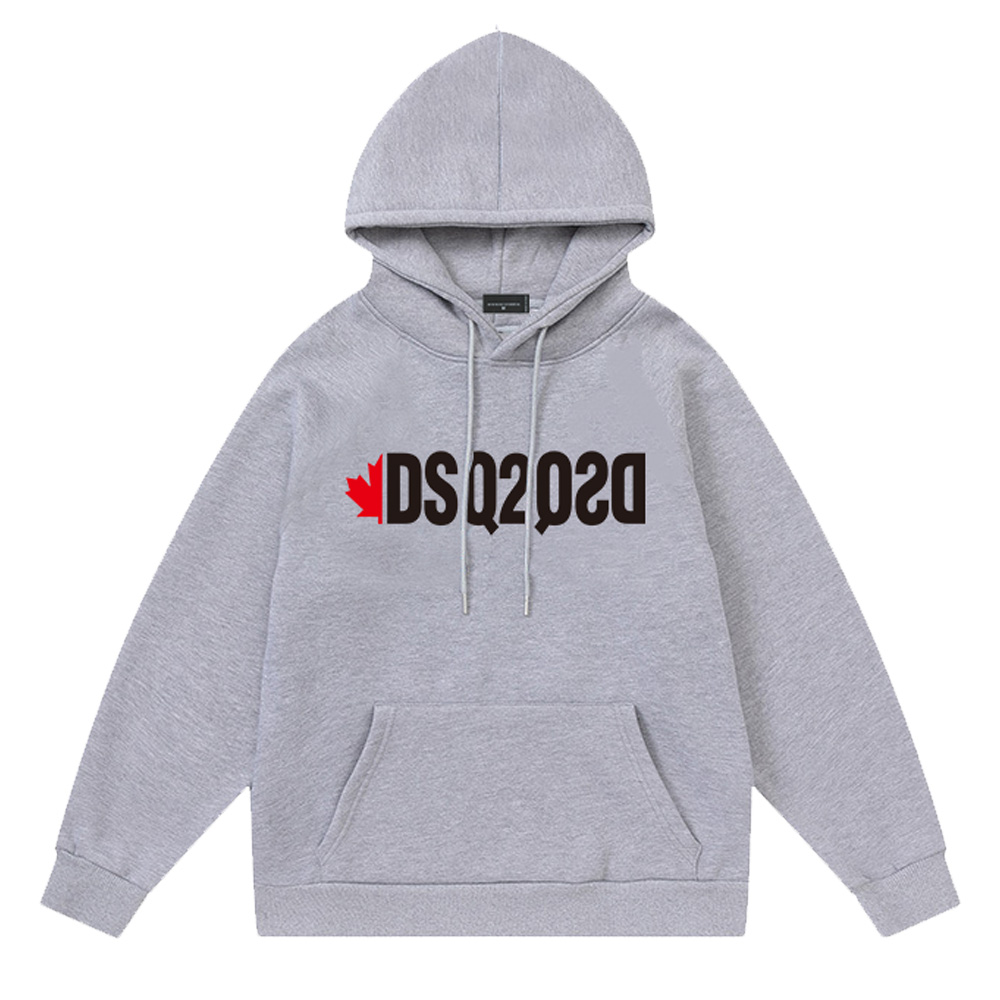 

DSQ2 ICON dsquared2 hoodie Maple Leave Casual Fashion Trend hoodie Simple Classic Letter Print Couple Unisex Sweatshirt DSQ Street Fashion Crew Neck Cotton hoodie, Dark blue