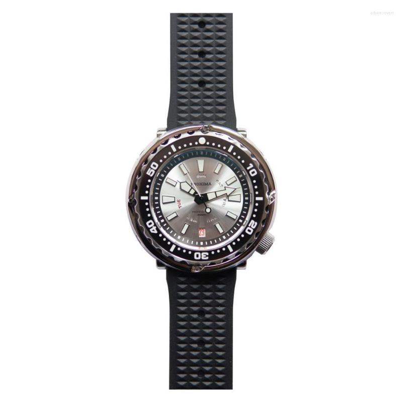 

Wristwatches PROXIMA Mens Dive Watches Men Automatic Watch Tuna Sport 300m Waterproof Diving Full Luminous Ceramic Bezel Clock, Dive watch 3