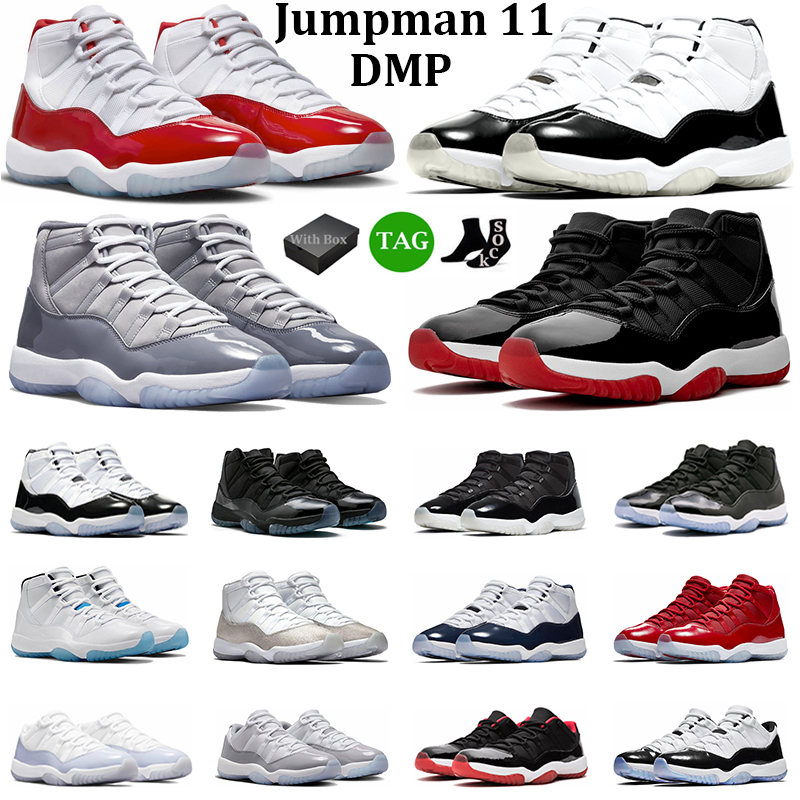 

Box Jumpman With 11 Basketball Shoes Men Women 11s Cherry DMP Cool Grey Cap and Gown Bred Cement Grey Concord Mens Trainers Sport Sneakers, #27