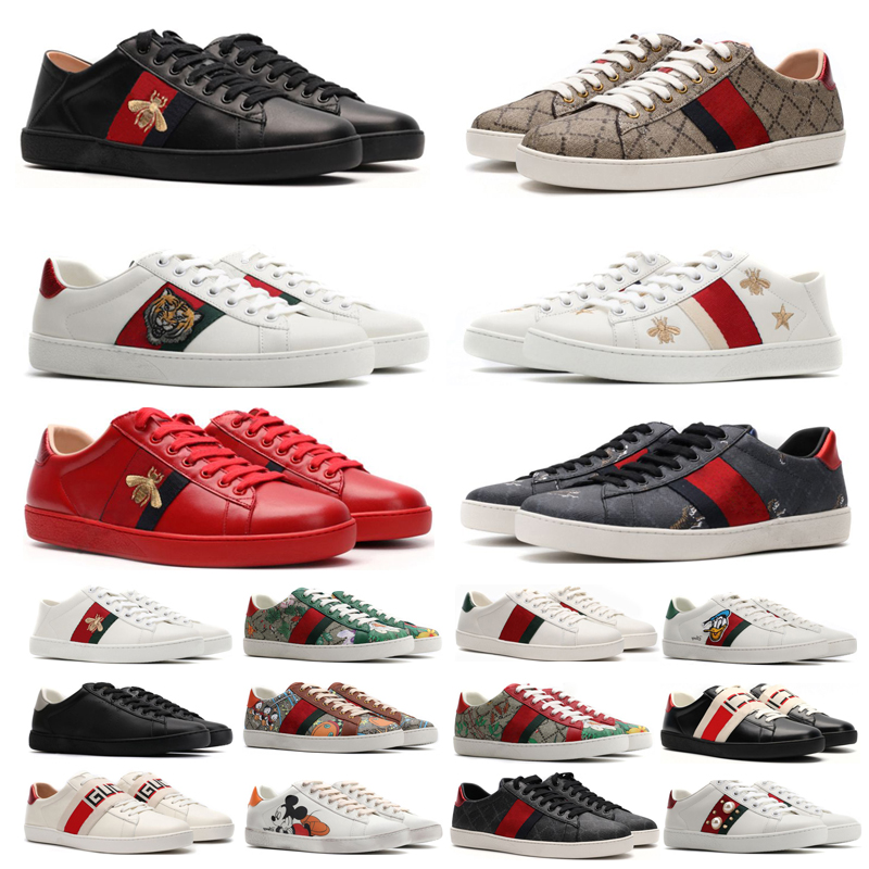 

Mens Womens Casual Shoes Bee Ace Sneakers with Box Low Shoe Designer Sports Trainers Tiger Embroidered White Black Stripes Walking Cool Sneaker Free Shipping, Blue
