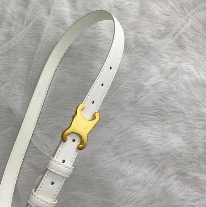 

Belts designer belt double-C Arc de Triomphe women's leather 2.5 thin, Customize