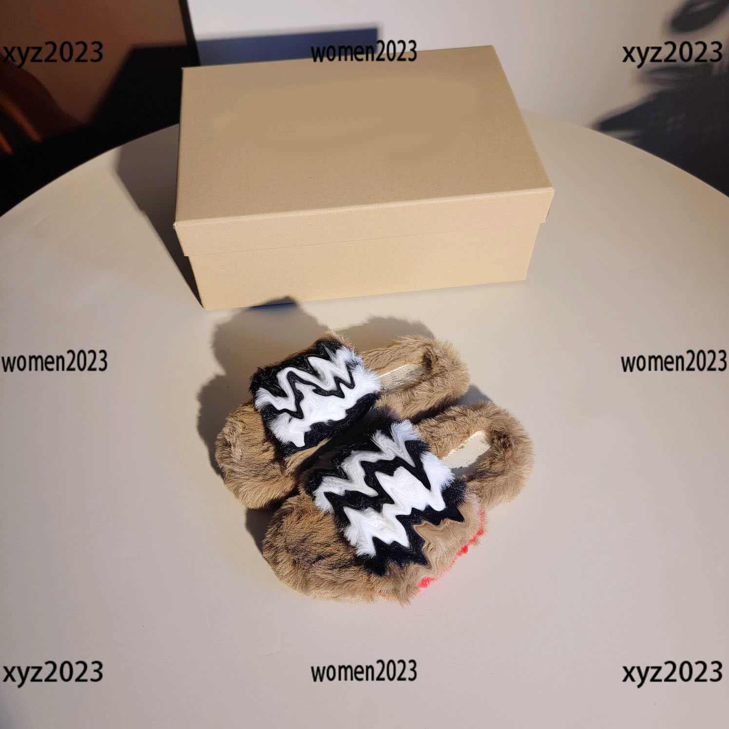 

luxury designer Kids Sandals Girl Slippers Child Plush comfortable shoes Boys Fashion shoes Summer baby slides Box Packaging ChildrensS ize, #4