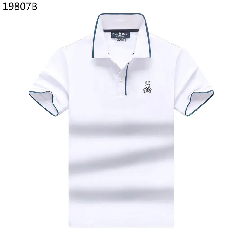 

shirt Psycho Bunny men American polo Fashion Street Brand shirt designer polo shirt Free Transportation men t shirt Size M--XXXL ACKI