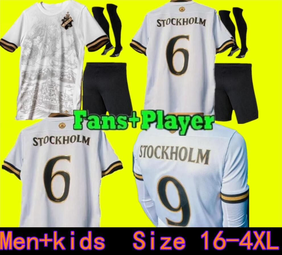 

23 AIK Solna SOCCER jerseys STOCKHOLM special limited-edition FISCHER HUSSEIN OTIENO GUIDETTI THILL TIHI HALITI 132-year history 23 24 jerse, Size s-4xl