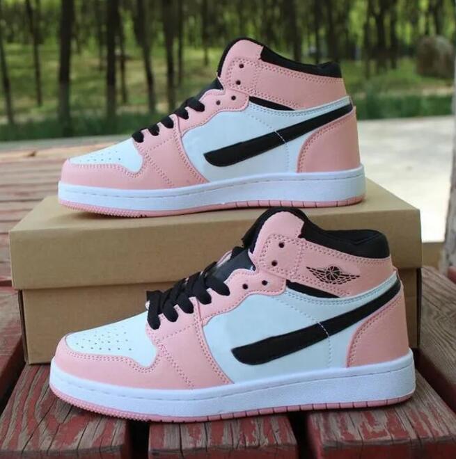 

Dress Shoe women Basketball shoes Mid GS Pink Quartz 555112-602