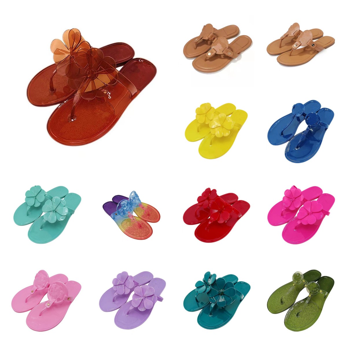 

2023 Designer Slippers Clip Toe Woman Sandals Casual Female Flats Slides Beach Footwear New Flip Flops Ladies Fashion Footwear miller, 14