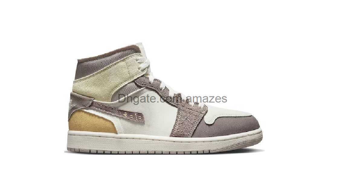 

Shoes 1 Mid Se Craft Taupe Haze Mens Sail Fossil Stone Celestial Gold Muslin Dm9652-102 Sports Sneakers Size Eur 36-46, Pink white