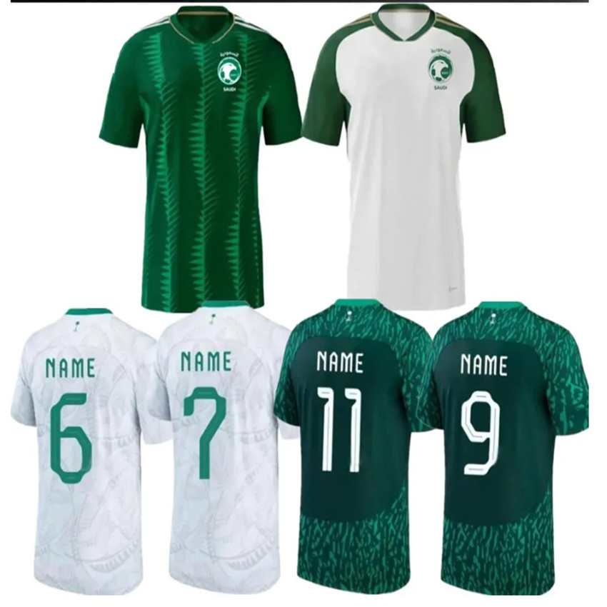 

23 24 Soccer Jerseys Saudi Arabia Soccer Jerseys FIRAS SALMAN SALEM Abdulelah Saleh FAHAD Football Shirt 2023 2024 -XXL