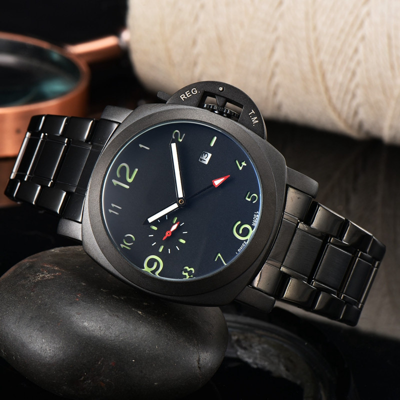 New Wrist Watches for Men 2026 Mens Watches Four needles Quartz Watch High Quality Italy Top Luxury Brand With calendar function Fashion Steel St