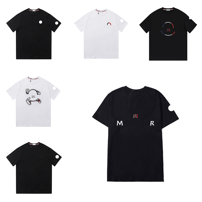 

Designer mens t shirts Women's Embroidery Badge Casual Versatile Print Crew Neck Loose Cotton Short Sleeve T shirt bottom top Size M/L//XXL/3XL
